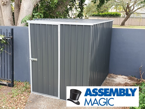 Small Garden shed. Logo in bottom right corner