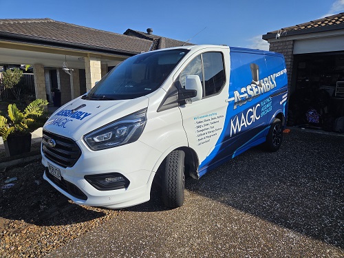 Your local Assembly Handyman Robert - his assembly van.