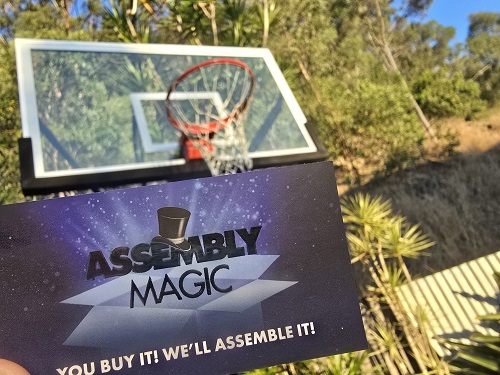 Basketball Hoop assembled by Assembly Magic