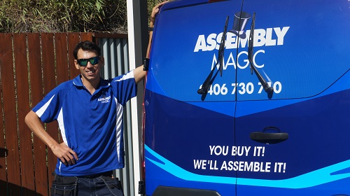 Technician - Shaun, leaning on his van