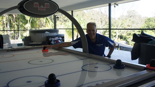 Air Hockey Table installed by Shaun - Assembly Magic
