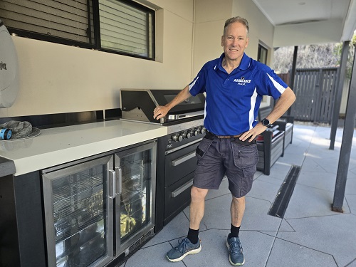 BBQ kitchen assembled by Assembly Magic in Darra