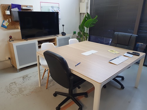 Large office desk assembled by Assembly Magic
