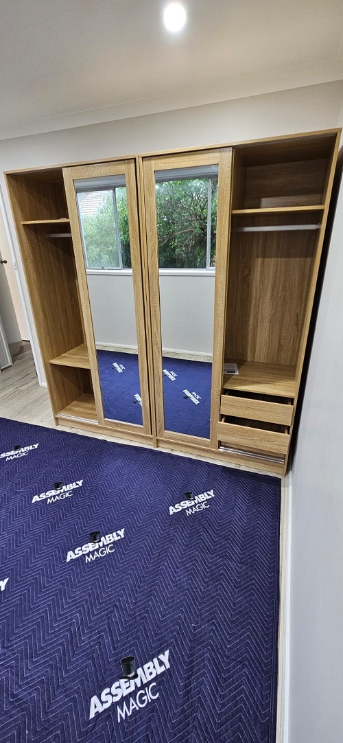 Wardrobe assembled by Robert - Assembly Magic.